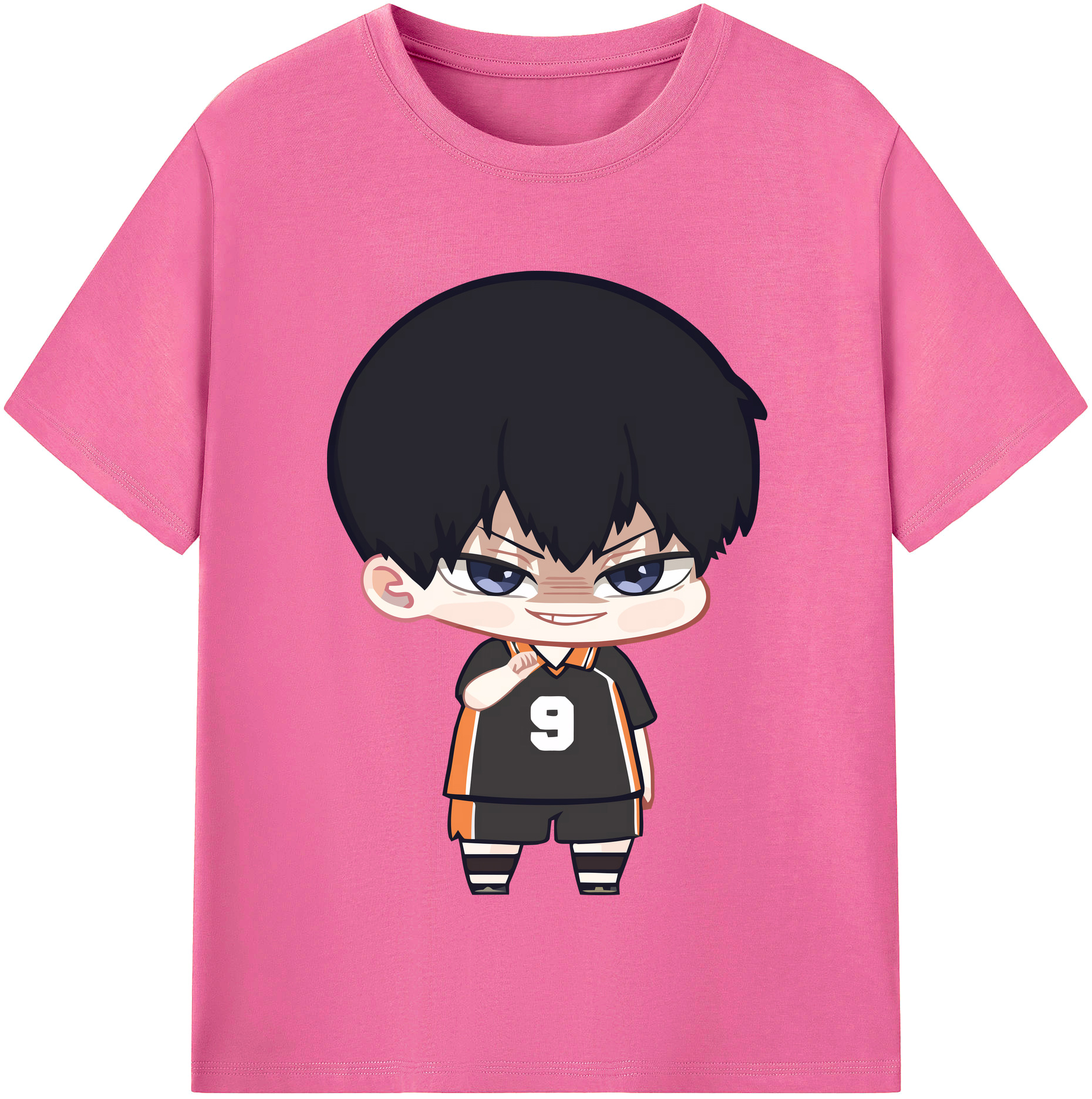 （画像用） ハイキュー!! Haikyu!! レディースカジュアルプリントTシャツ（綿100％）